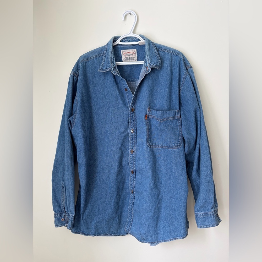 Vintage Levi’s Orange Tab Denim Shirt - Picture 3 of 9
